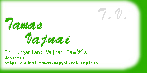 tamas vajnai business card